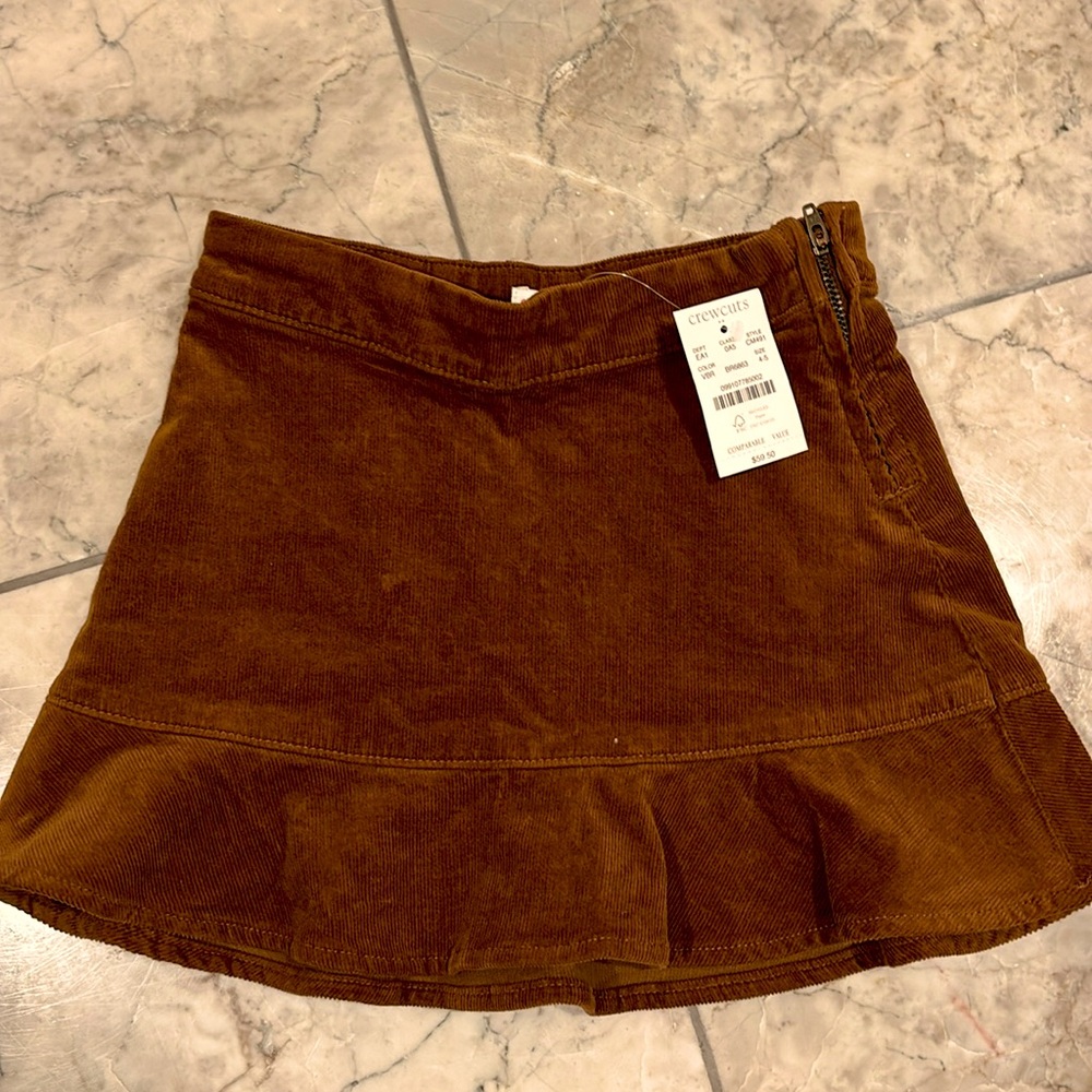 Crewcuts Tan Corduroy Skirt - Picture 2 of 4